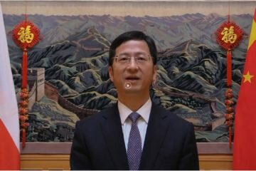 Závěrečný projev k ukončení mise velvyslance Činské lidové republiky v ČR Čang Ťien-mina.